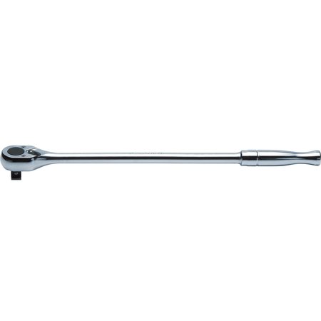 KO-KEN Ratchet Handle 24 teeth 410mm Polished Handle 1/2 Sq. Drive 4753P-410